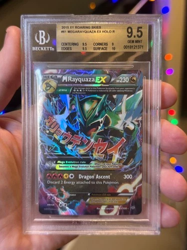 2015 Pokemon XY Roaring Skies M Rayquaza EX 61/108 BGS 9.5 GEM MINT Surface 10