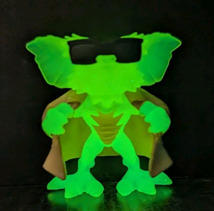 Gremlins Mini Figure LIMITED EDITION Glow In The Dark Trenchcoat