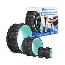 Chirp Wheel XR 3P Massage Roller Set - 10  Acupressure, 6  Knot-Knea