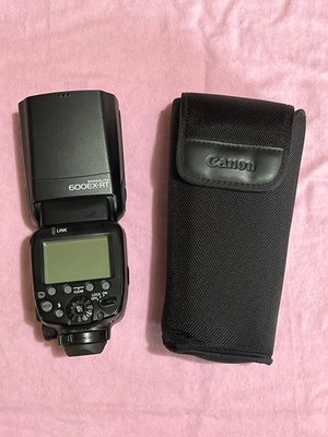 Canon Speedlite 600EX-RT Shoe Mount Flash for  Canon & OEM Bag EUC