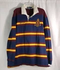 Vintage Polo Ralph Lauren Rugby Stripped Long Sleeve Polo Shirt Men's Size XXL