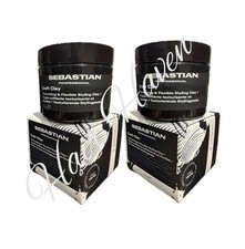 Image of Sebastian Professional Craft Clay Hair Texturiser, Matte Finish & Natural 2x50g