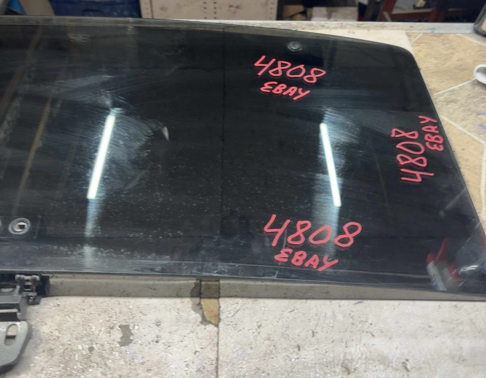 Conjunto de vidrio de techo emergente (tintado) Pontiac Fiero 1984-1985 techo corredizo OEM Foto 3 de 4