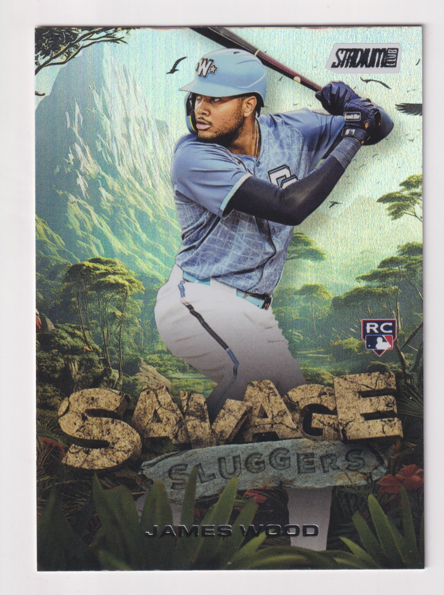 2025 Topps Stadium Club SAVAGE SLUGGERS #SS-20 JAMES WOOD RC