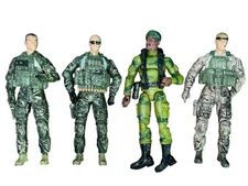 BBI Elite Force Navy Seal Action Figures Lot of 4
