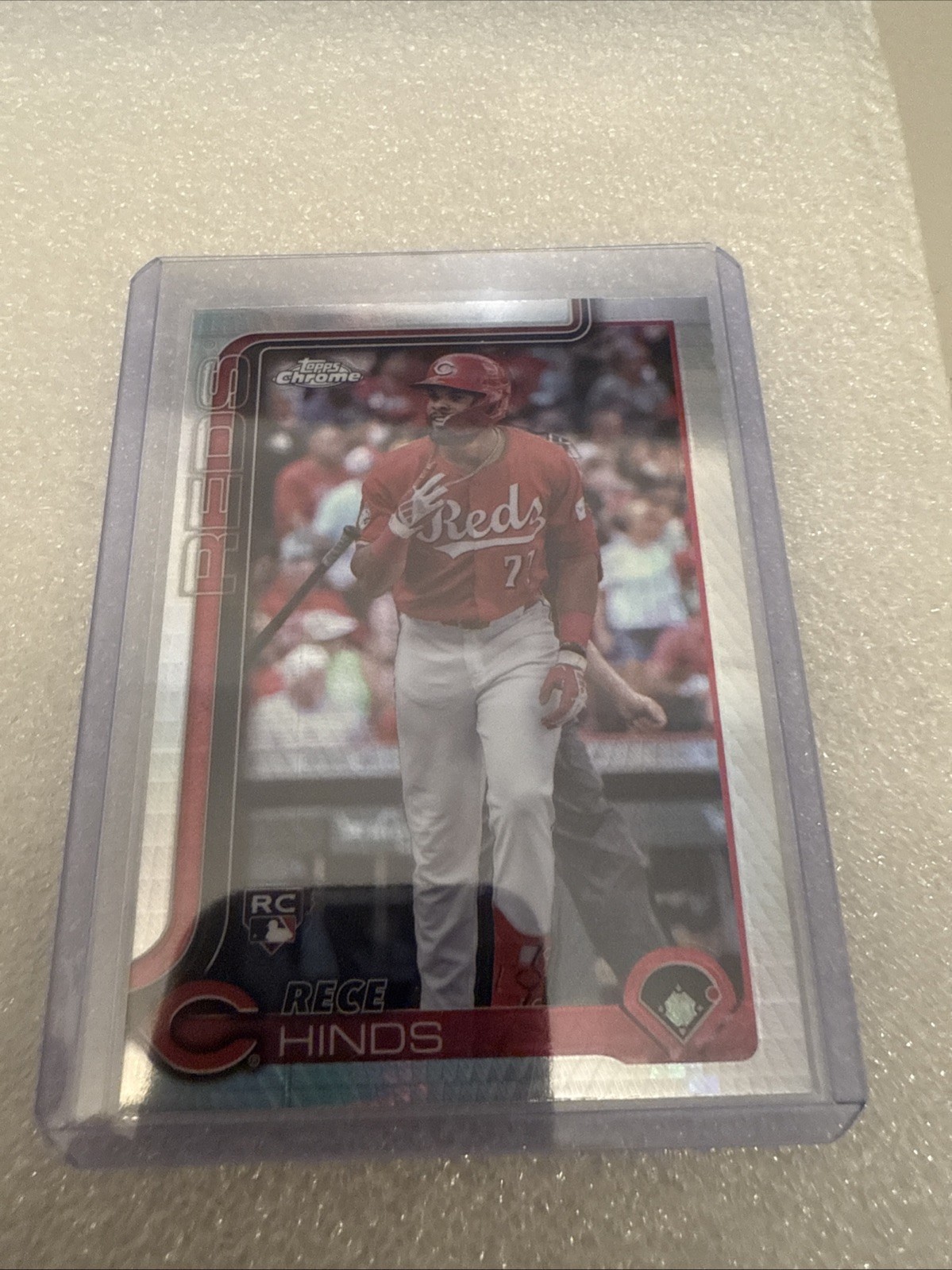 2025 Topps Chrome - Rece Hinds #253 Prism Refractor (RC)