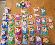 TY McDonald  s Teenie Beanie Babies Lot of 36   ALL SEALED, Rares  Tag Misprint