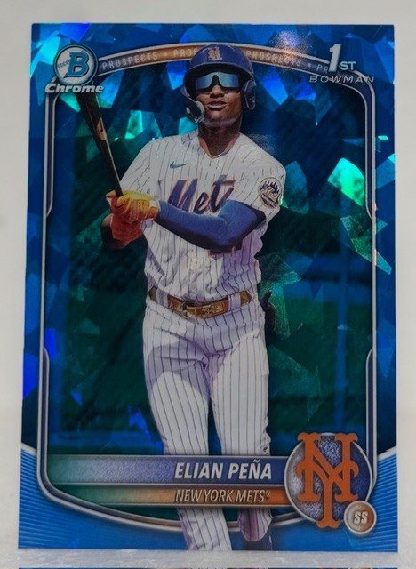 2025 Bowman Chrome Sapphire Elian Pena #BCP-155 1st Bowman Sapphire