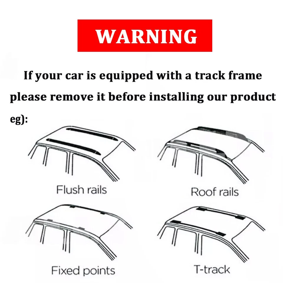 115CM/45'' Cross Bar Luggage Carrier Top Roof Rack W/ Lock For Scion xB Wagon US Foto 3 de 4