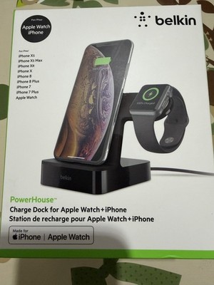 Belkin PowerHouse Charge Dock für Apple Watch und iPhone - Schwarz
