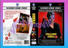 Cobra  Big Box Rental VHS Video custom made SLEEVE ONLY