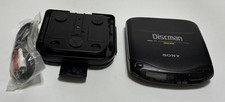 Vintage Sony Portable Discman Mega Bass Walkman CD Player Handheld D-132CK