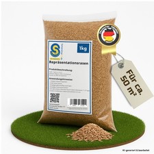 Samenshop24® Repräsentationsrasen 1Kg für 50m²