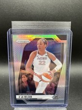 2024 Prizm WNBA A'JA WILSON Silver Prizm Las Vegas Aces SP