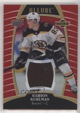 2019-20 Upper Deck Allure Rookies Red Rainbow Jerseys Karson Kuhlman #65 1io