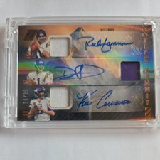 2023 Panini Team Summit Auto signed TSA-RDK Cousins Culpepper Gannon 8/35 Viking