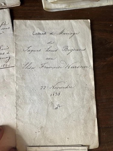 Document 19eme Frédéric Kursner Héraut De Genève Généalogie Passeport Suisse - Foto 14 di 23