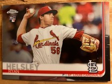 2019 Ryan Helsley Topps Chrome #25 Cardinals Now With THE Baltimore Orioles RC