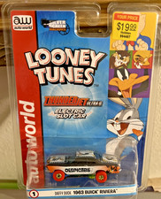 Auto World Looney Tunes Daffy Duck 1963 Buick Riviera HO Scale Slot Car NIB