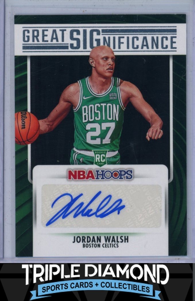 2023-24 Panini NBA Hoops Jordan Walsh Great Significance Rookie Auto O828