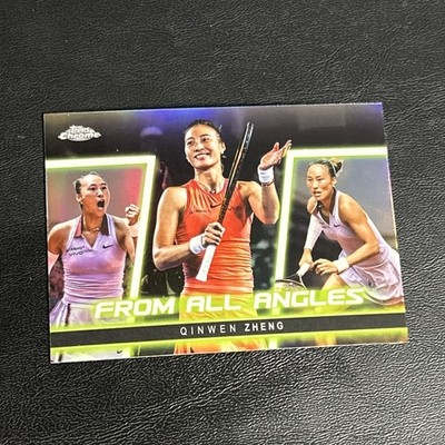 2025 Topps Chrome - From All Angles Qinwen Zheng #FAA-18