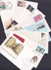 1980-87 BIRTHDAY QUEEN ELIZABETH II DECIMAL STAMP FIRST DAY COVERS #2340