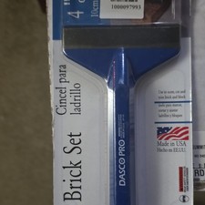 Dasco Pro 437-0 Brick Set Chisel 4 in Steel B...