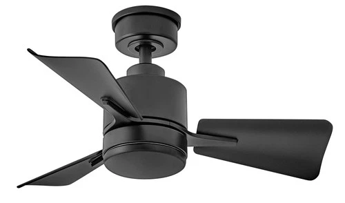 Hinkley Lighting 906030F-LDA Atom 30" 3 Blade Indoor LED Ceiling - Brass - Picture 4 of 12