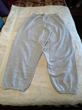 Men's Hanes Sweatpants Soft Fleece No Pockets Comfortable Adult 40-42 