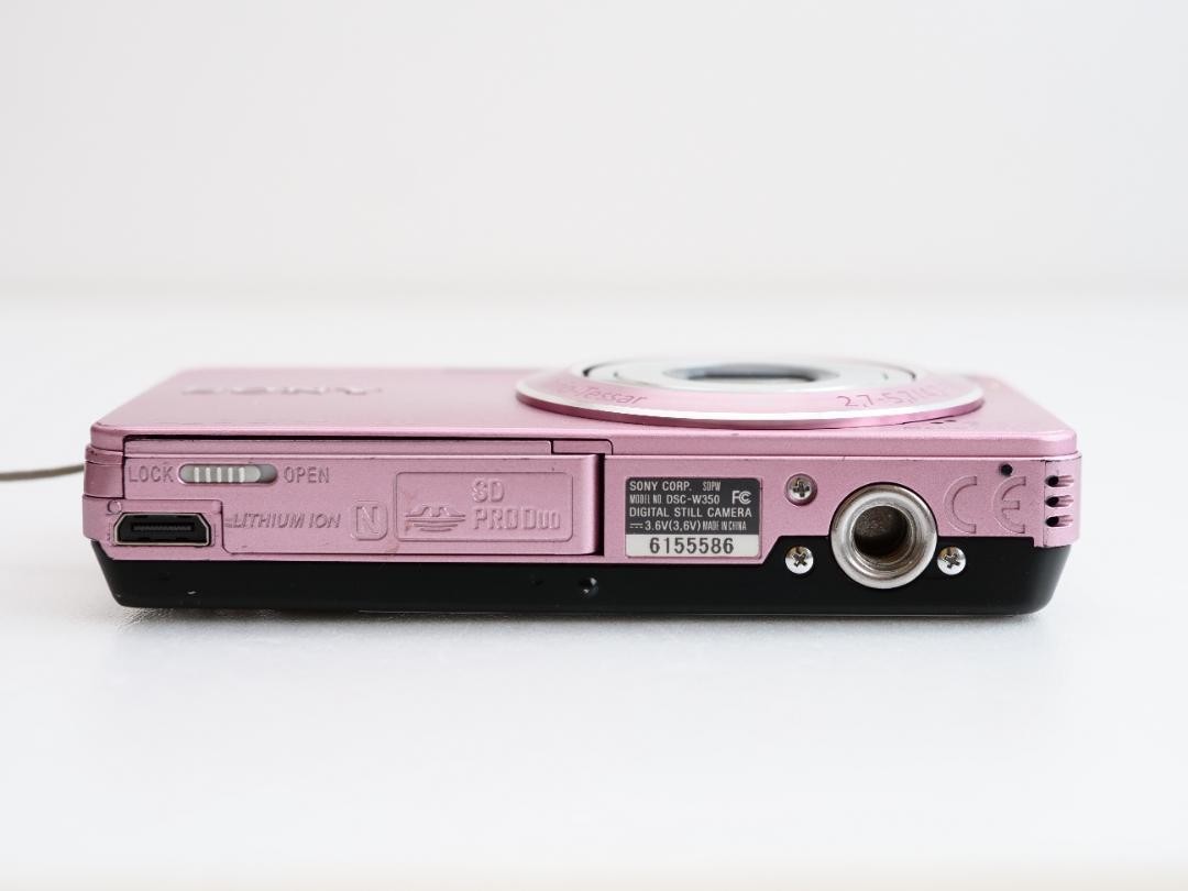 Sony Cyber-shot DSC-W350 ピンク Sony Cyber-shot DSC-W350 Pink 14.1MP 4x Zoom Digital Camera
