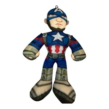 Captain America Plush Keychain 7” Marvel Avengers Backpack Clip Figure ML348
