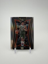 AJ Johnson Mezzanine Silver Prizm Rookie 2024-25 Panini Select #376 Wizards RC