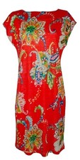 Customer Return Lauren Ralph Lauren Women's Petite Floral Print Midi Shift