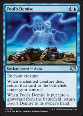 4x Fool's Demise MTG - Commander 2014 - Moderate Play