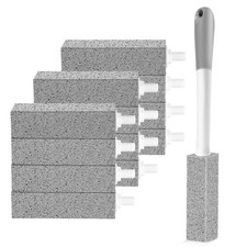 12 Pack Toilet Pumice Stone with Long Handle,Pumice Stone Toilet Bowl Cleaner...