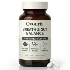 Ovouria Breath and Gut Balance, 7-in-1 Advanced Formula with Magnesium 1pcs