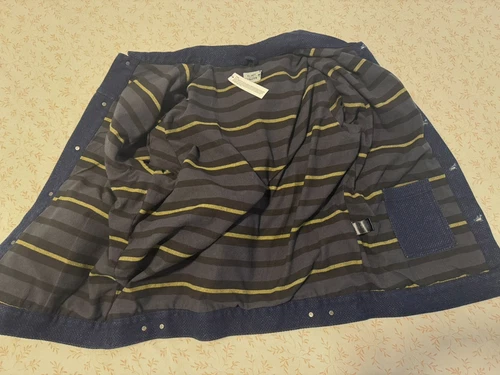Flint and Tinder Sashiko Trucker Jacket Flannel Lined Large MIUSA Huckberry image 2