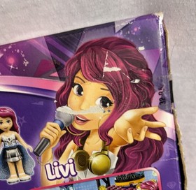 NEW NIB LEGO Friends Pop Star Show Stage Livi Retired Minifigures Andrea #41105