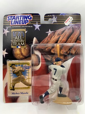 2000 Starting Lineup All Century Team Mickey Mantle Action Figure Hasbro