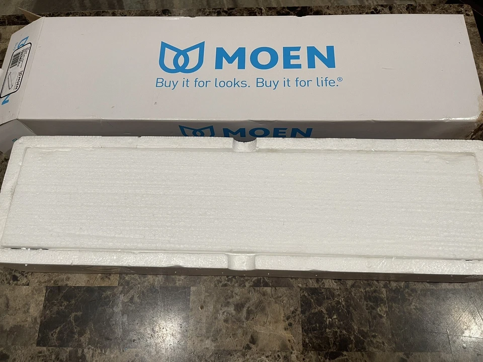 出售!  Moen Fina 玻璃架 铬 YB9290CH — 第 3/4 张图片
