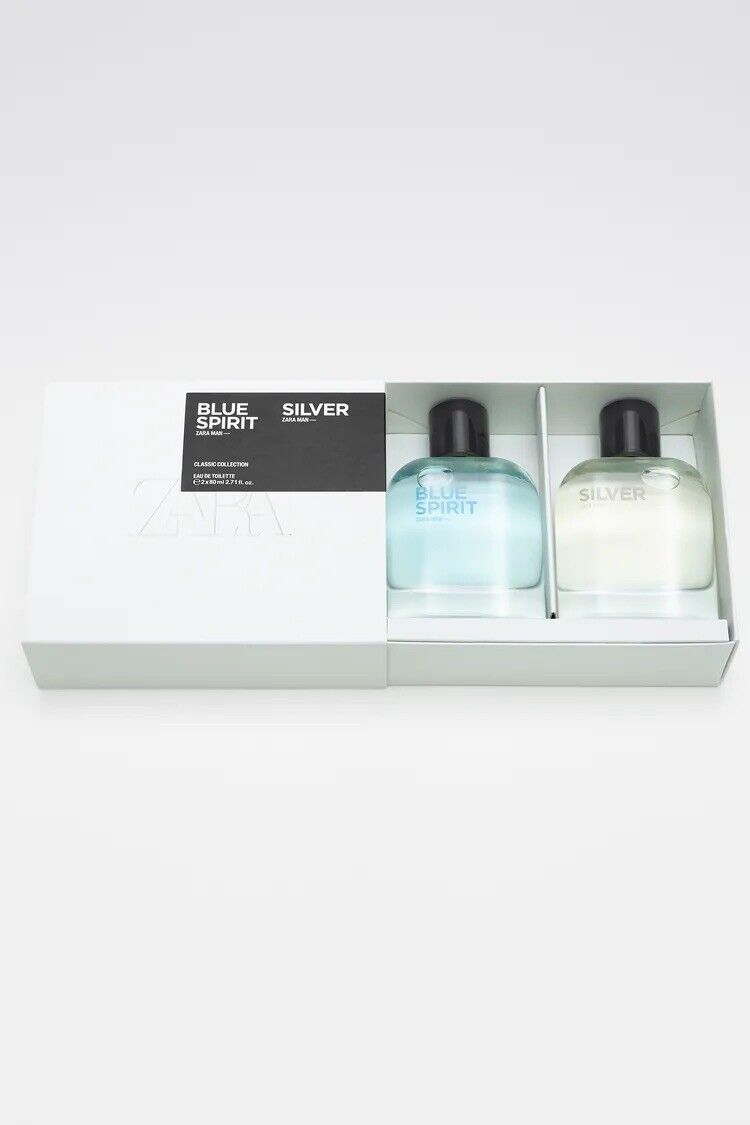 ZARA MAN BLUE SPIRIT Eau de Toilette 🧿 2.7 oz 80 ml EDT Spray NEW METAL BOX