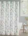 Martha Stewart Ginny Floral 100% Cotton Fabric Shower Curtain 72" x 72" NIP