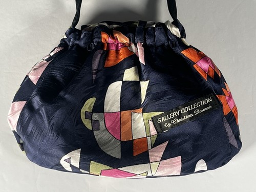 Vintage Gallery Collection by Christina Desiree' 100% Silk Tapestry Tie Purse - Picture 3 of 12