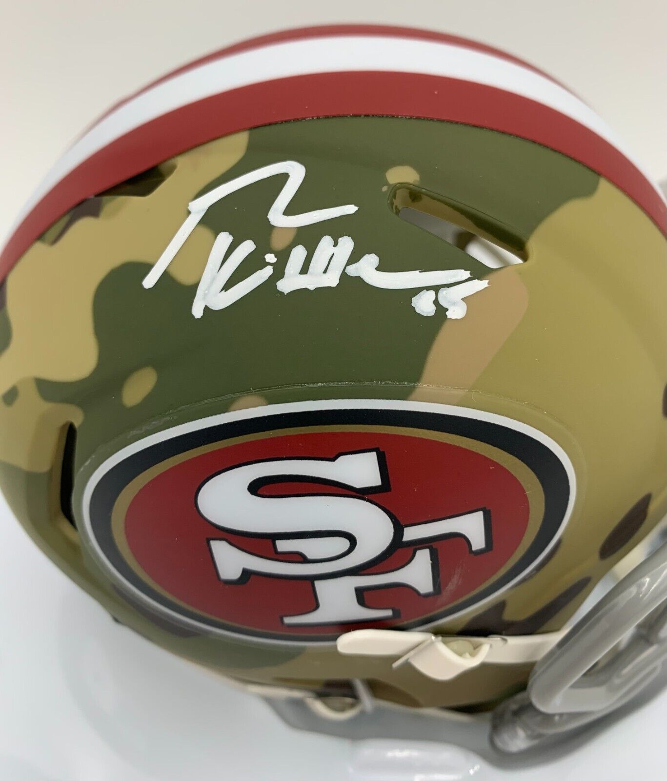 GEORGE KITTLE signed/autographed SAN FRANCISCO 49ers CAMO Mini Helmet - BECKETT - Picture 2 of 6