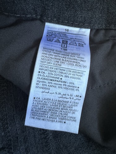 Old Navy Pixie High Rise Pants -16 -Stretch Secret Smooth Pocket Heather Gray - Picture 4 of 4