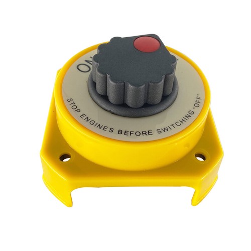 ISURE Boat Yellow Battery Switch Disconnect Switch Waterproof Master Isolator - Picture 3 of 5
