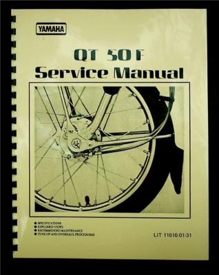 1983 Yamaha QT50 Yamahopper Moped Scooter Service Manual