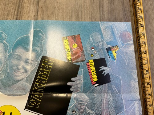 Vintage 1988 DC Comic Store Display Poster Everybody Watches The Watchmen - Picture 5 of 5