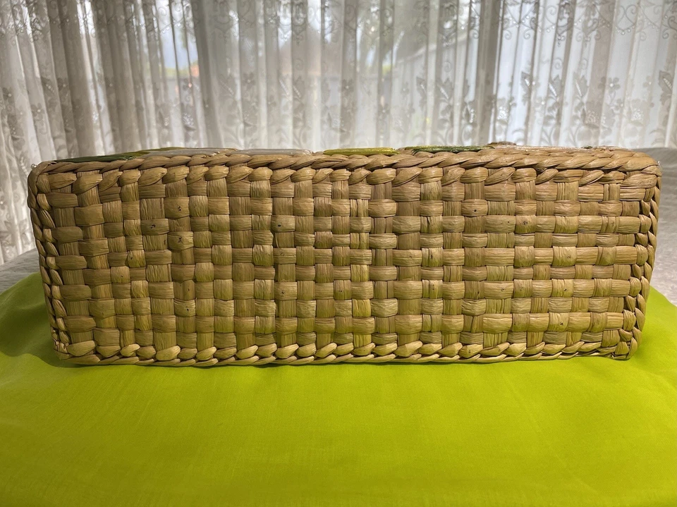 MAXX NEW YORK - Bolso de yute multicolor tejido Foto 4 de 4