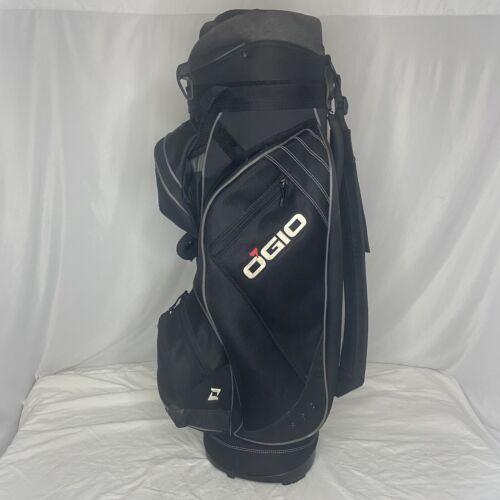 Ogio Cart Carry Golf Bag Woode Club Management System 9-Way 7-Zip Pockets Black - Picture 1 of 10